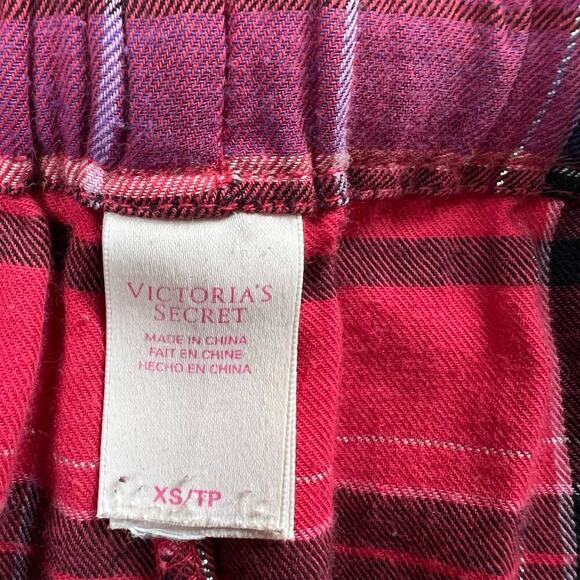 Victoria’s Secret pajama set, women's size XS, plaid  flannel - Picture 6 of 6